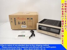 【良品】Accuphase アキュフェーズ 純A級ステレオパワーアンプ A-45/A45 元箱/説明書付 配送/来店引取可 ∽ 6E254-1_画像1