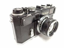 超希少 Nikon S3M 6600190番 ブラック NIKKOR-H 5cm F2/S72 レンズ/モータードライブ付 ボディ説明書付 配送/来店引取可 ∬ 6E502-1_画像2