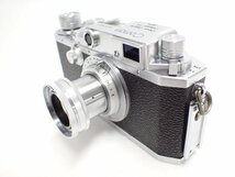 CANON IVSb 4Sb型 + 50mm F3.5 + 35mm F2.8 キヤノン バルナック型 レンジファインダーカメラ レンズ付 ∬ 6E502-4_画像3
