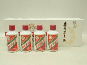 【未開栓】MOUTAI 貴州茅台酒 マオタイ酒 天女 53％ 50ml 4本 元箱付き ¶ 6E5B7-1