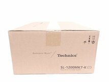 未開封品 Technics/テクニクス ダイレクトドライブDJターンテーブル SL-1200MK7-K ブラック(1) ◆ 6E4F3-2_画像2