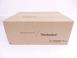 未開封品 Technics/テクニクス ダイレクトドライブDJターンテーブル SL-1200MK7-K ブラック(2) ◆ 6E4F3-3