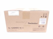 未開封品 Technics/テクニクス ダイレクトドライブDJターンテーブル SL-1200MK7-K ブラック(1) ◆ 6E4F3-2_画像4