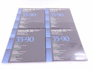 未開封品 maxell/マクセル オープンリールテープ UD 35-90 (N) 7号 4本セット ◆ 6E34C-11