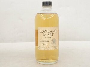 【未開栓・古酒】 LOWLAND MALT 1979 490ml 43% シングルモルト スコッチ ウイスキー ローランド モルト ▽ 6DF7B-36