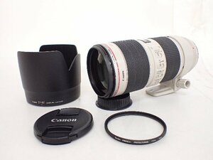 [ beautiful goods ] Canon EF 70-200mm F2.8L IS II USM large diameter seeing at distance zoom lens Canon ET-87 lens with a hood .÷ 6DF16-2