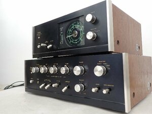 SANSUI FM/AM tuner TU-666 / pre-main amplifier AU-666 junk Sansui / landscape v 6E2DF-3