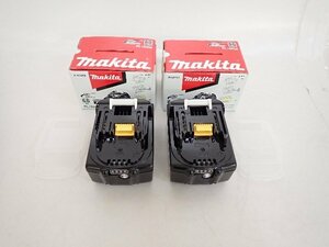 [ не использовался товар ] makita Makita BL1860B lithium ион аккумулятор 6.0Ah 18V 2 шт. комплект оригинальная коробка есть ÷ 6DF76-2