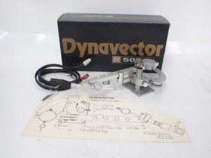 【良品】Dynavector DV-505/DV505 トーンアーム ダイナベクター 元箱/フォノケーブル/ウェイト付き △ 6E65E-2