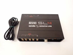 RANE полоса аудио интерфейс SCRATCH LIVE SL4 scratch Live * 6E6ED-3