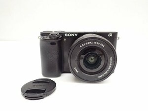 SONY Sony беззеркальный однообъективный камера α6000 энергия zoom линзы комплект ILCE-6000L черный ∩ 6E4A6-3
