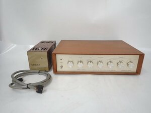UESUGI U*BROS-1/U-BROS-1 vacuum tube / tube lamp type pre-amplifier / control amplifier on Japanese cedar research place uesugi exclusive use power supply / instructions attaching ^ 6E65E-13