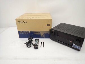 DENON デノン デンオン 9.2ch AVサラウンドレシーバー AVアンプ ハイレゾ対応 AVR-X7200WA 2017年製 元箱/リモコン付 ∽ 6E254-4