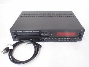 【録再可能】TASCAM CD-RW900 MKII/MK2 業務用 CDレコーダー タスカム オーディオ △ 6E70C-2