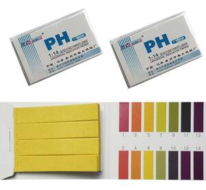 LABPROX pH1-14試紙 ph試験紙 リトマス試験紙 pH値測定紙 ph 試験し 酸アルカリ試験紙 2册セット合わせて16