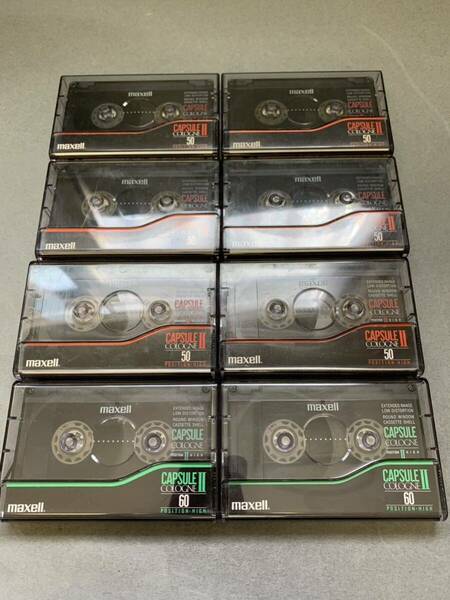 中古 カセットテープ maxell マクセル CAPSULE COLOGNE II 8本セット 送料込み