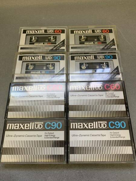 中古 カセットテープ maxell マクセル UD 8本セット 送料込み