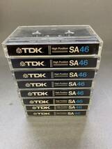 中古 カセットテープ TDK SA 8本セット 送料込み_画像3