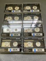 中古 カセットテープ デノン DENON RD-X 8本セット_画像1