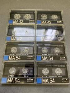 中古 カセットテープ TDK MA 8本セット メタル 