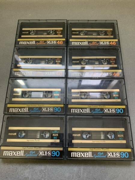 中古 カセットテープ マクセル maxell XLII 8本セット
