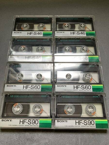 中古 カセットテープ ソニー SONY HF-S 8本セット 記録媒体
