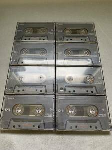中古 カセットテープ ソニー SONY ES-I 8本セット 記録媒体