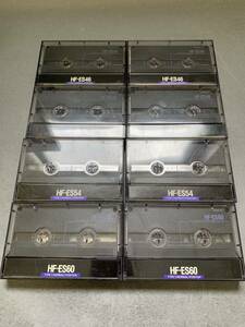 中古 カセットテープ ソニー SONY HF-ES 8本セット 記録媒体 送料込み
