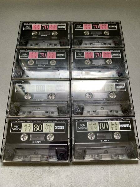 中古 カセットテープ ソニー SONY CDixII 8本セット
