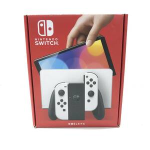 1円スタート 中古 店舗印有り Nintendo Switch 有機ELモデル ホワイト ③