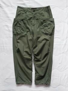 A VONTADE アボンタージ Fatigue Trousers ファティーグトラウザー Cropped Length オリーブ S Ripstop