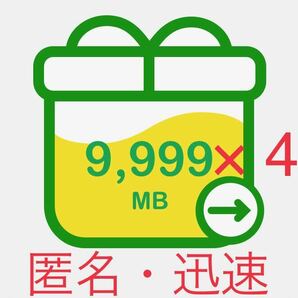 mineo マイネオ パケットギフト 約40GB 約40000MB (9999×4 MB) 匿名の画像1