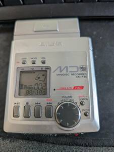 aiwa アイワ ポータブル MDプレーヤー AM-F80　MDレコーダー　電池BOX付き　動作品