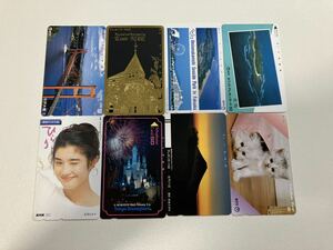 [ unused ] telephone card telephone card telephone card 8 sheets Ishida Hikari Disney etc. 
