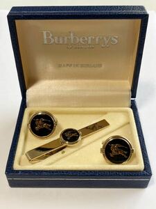 BURBERRY バーバリー カフスボタン ネクタイピン メンズ ゴールド アクセサリー