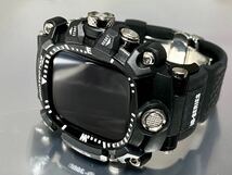 Gブラック★アップルウォッチバンド ラバーベルト カバー　Apple Watch ケース　44mm 45mm SD_画像1