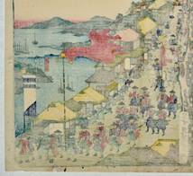 【コレクション特別出品】「末廣五十三次 神奈川」歌川国貞 慶応元年(1865年) 江戸時代 稀少歴史資料 横浜 巨匠浮世絵 錦絵 名所図 多色刷_画像10