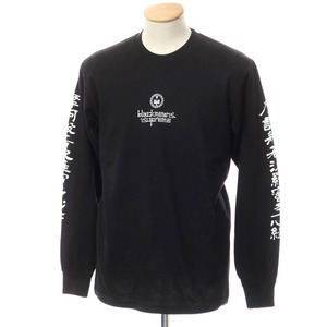 【中古】シュプリーム Supreme 2023年秋冬 Blackmeans L/S Tee 長袖Ｔシャツ ブラック【サイズS】