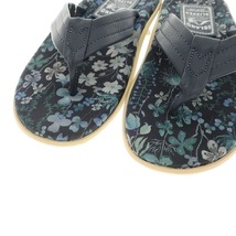 【未使用】アイランドスリッパ ISLAND SLIPPER リバティ柄 トングサンダル ネイビー【サイズ8】_画像4