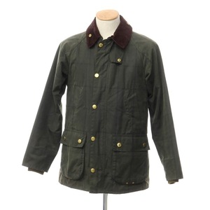 【中古】バーブァー バブアー Barbour SL BEDALE オイルドコットン チェック フィールドジャケット オリーブxネイビー【サイズ36】