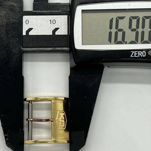 セイコー SEIKO キングクォーツ 尾錠幅15mm SS×GP ゴールドカラー 純正尾錠 パーツの画像5