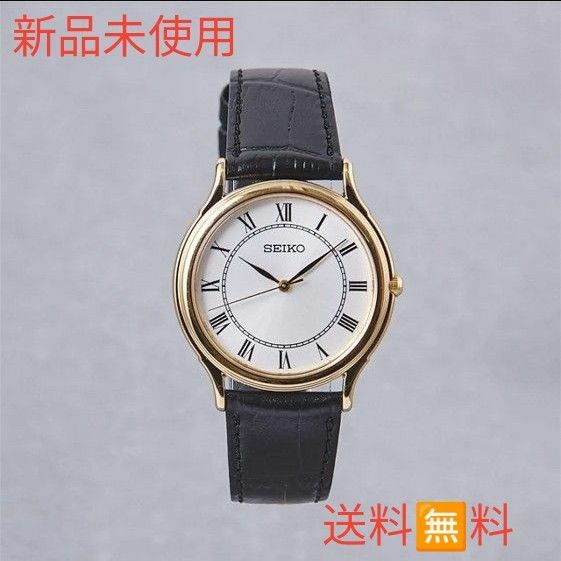 腕時計、UNITED ARROWS【別注】＜SEIKO＞ラウンド レザー 時計/レディース腕時計、日本精工、新品、未開封品