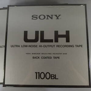 ◆新品未開封 SONY(ソニー) ハイエンド ウルトラローノイズ ULH 10号 オプーンリールテープ メタルリール ULH-11-1100-BL ×5本 ULH1100BLの画像4