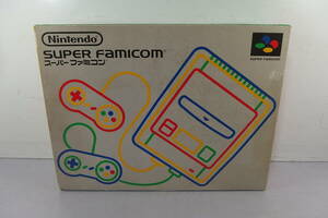 * unused nintendo ( person ton dou) Super Famicom Hsu famiSFC body SHVC-001 made in Japan Nintendo first generation Hsu famiAC+AV cable attaching 