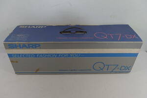 *SHARP sharp AM/FM radio-cassette QT7-DX(R) red 