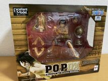 【中古美品】ワンピース P.O.P DX モンキー・D・ルフィ POP Portrait.of.Pirates DELUXE EXCELLENT MODEL メガハウス MegaHouse フィギュア_画像1