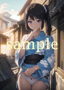 E1158 高坂麗奈 響けユーフォニアム 同人 光沢高品質 A4サイズ オリジナル アニメ イラストアート ポスター 美少女 セクシー フェチ