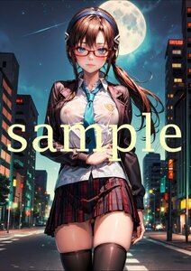 E836 真希波マリ エヴァンゲリオン 同人 光沢高品質 A4 オリジナル アニメ イラストアート ポスター 美少女 セクシー 美乳 美尻 下着フェチ