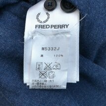FRED PERRY フレッドペリー ドットシャツ 長袖 ボタンダウンシャツ BDシャツ M5332J Lサイズ JAPAN FIT M867218_画像6