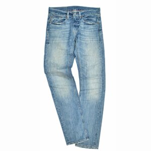 RALPH LAUREN Ralph Lauren SPENCER SLIM повреждение обработка Denim брюки джинсы W30 индиго мужской M875111